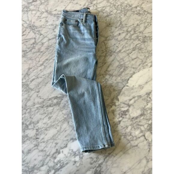RE/DONE 90s High Rise Ankle Crop Jeans Size 29 - Color Costa Indigo - Picture 6 of 6